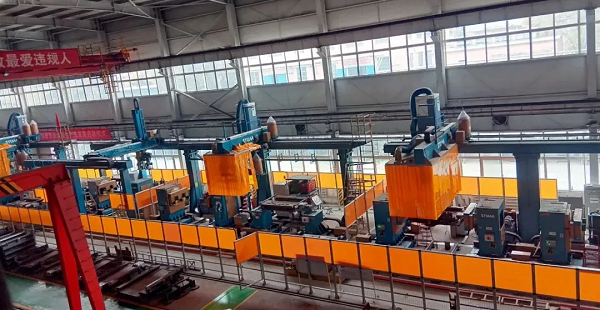 斯圖|國內(nèi)首條煤機(jī)中部槽機(jī)器人自動生產(chǎn)線成功交付啦