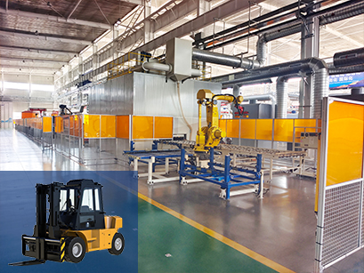 叉車(chē)槽鋼焊接生產(chǎn)線(xiàn)