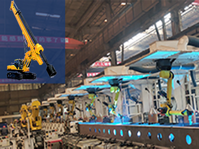 三一樁機(jī)桅桿智能自動(dòng)焊接生產(chǎn)線(xiàn)