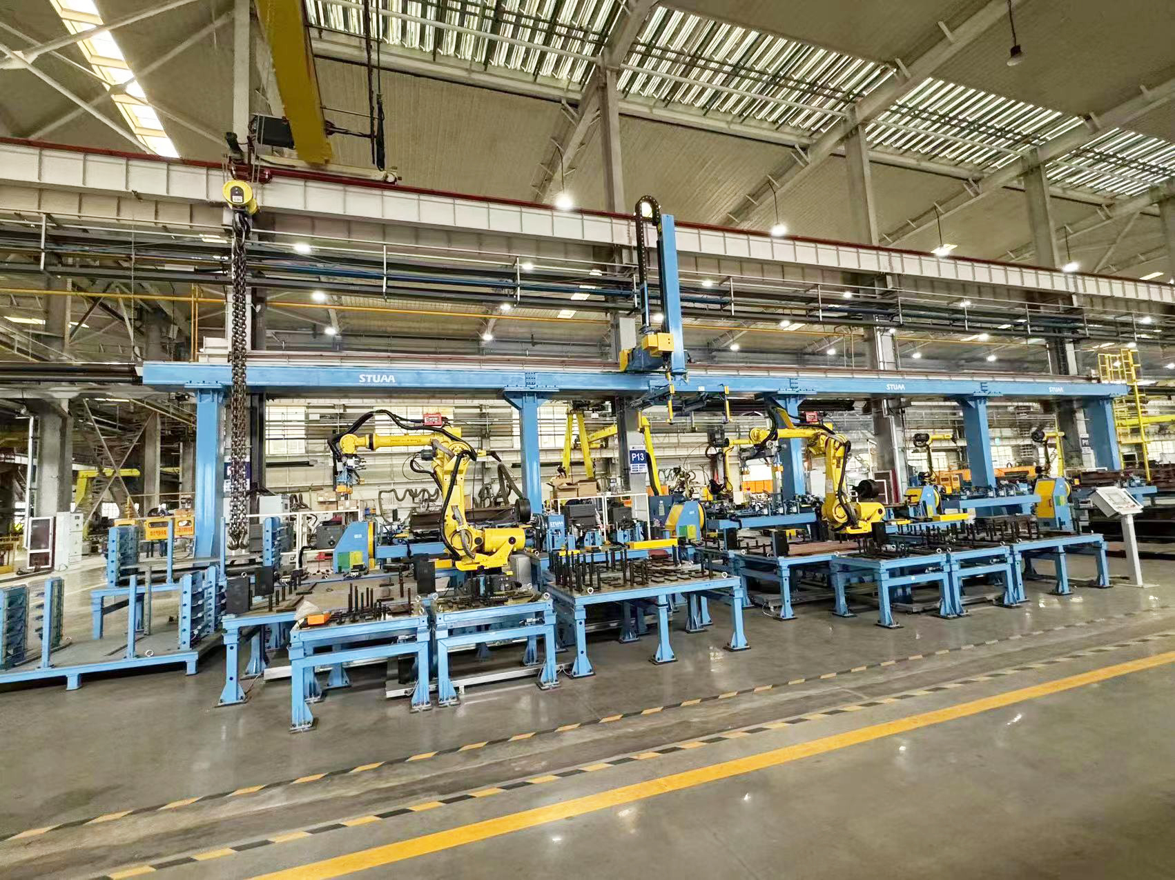 電纜槽自動(dòng)組對(duì)、焊接生產(chǎn)線(xiàn)