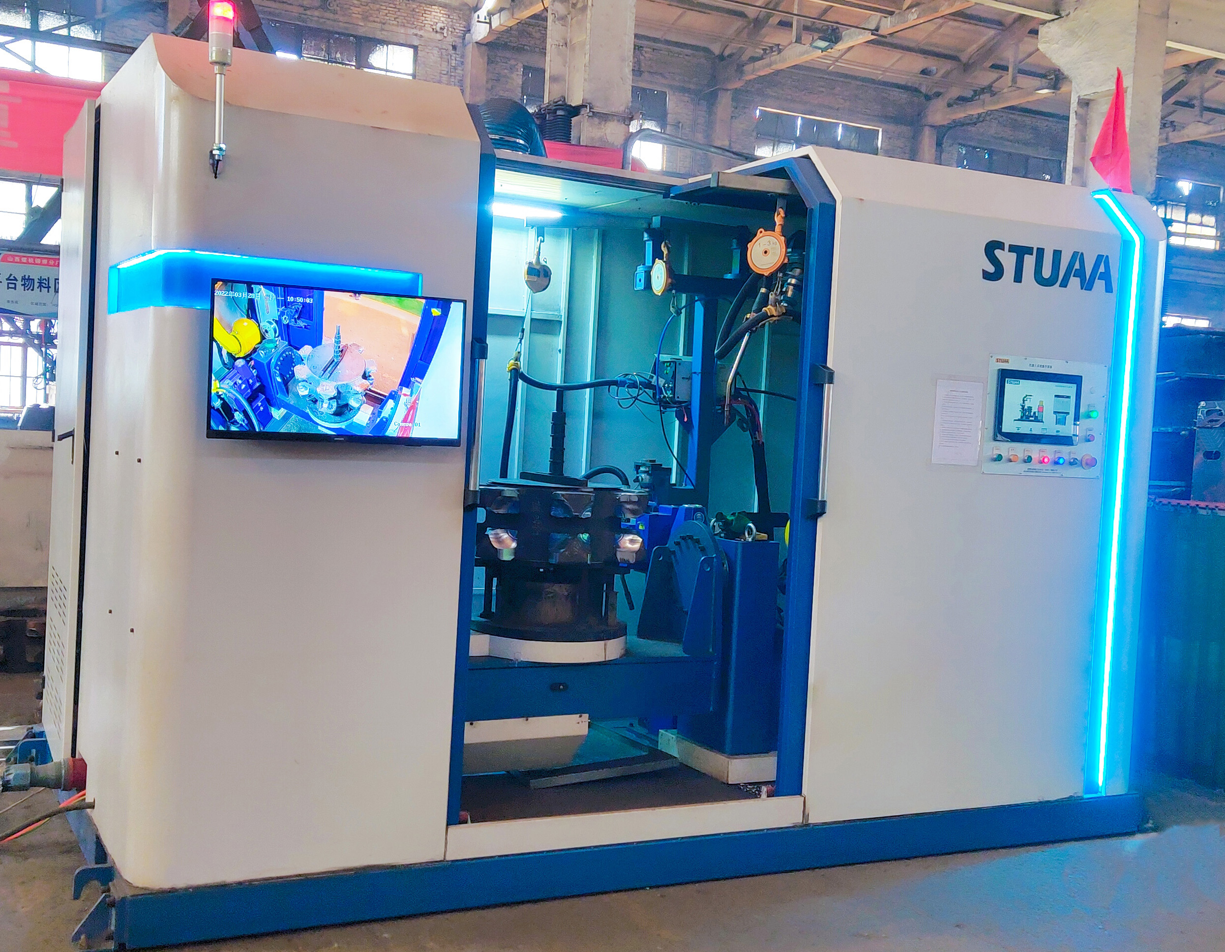 鏈輪堆焊-機器人焊接系統(tǒng)