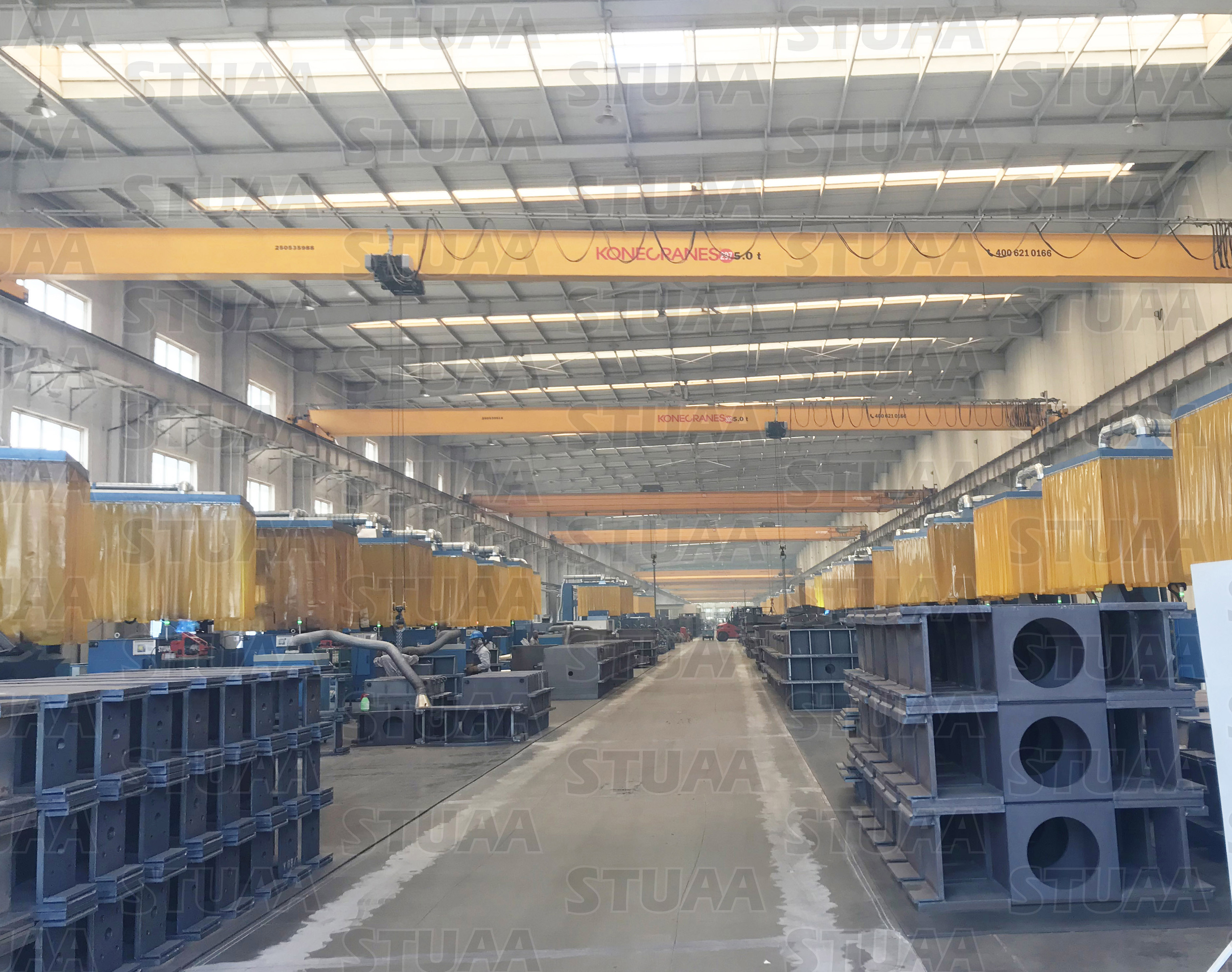 壓濾機結(jié)構(gòu)件焊接機器人系統(tǒng)